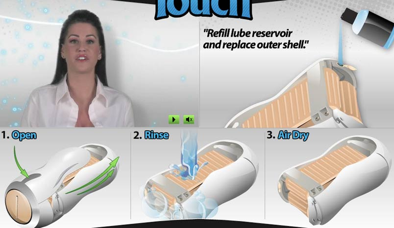 Illustration for article titled RealTouch: Teledildonics As Designed By Former NASA Engineer (NSFW)